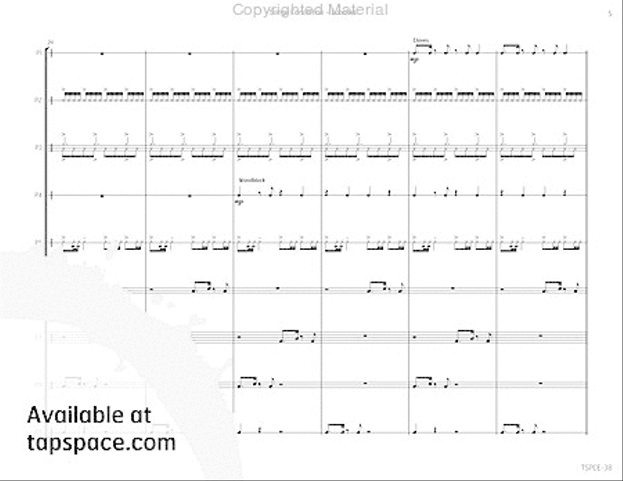 Songo Concertino Songo Concertino Percussion Ensemble scores gallery preview page 10