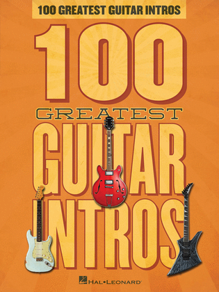 Book cover for 100 Greatest Guitar Intros