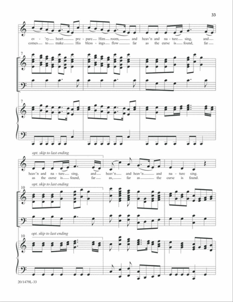 Christmas Carol Celebrations - Keyboard/Handbell Score 5-Octaves scores gallery preview page 34