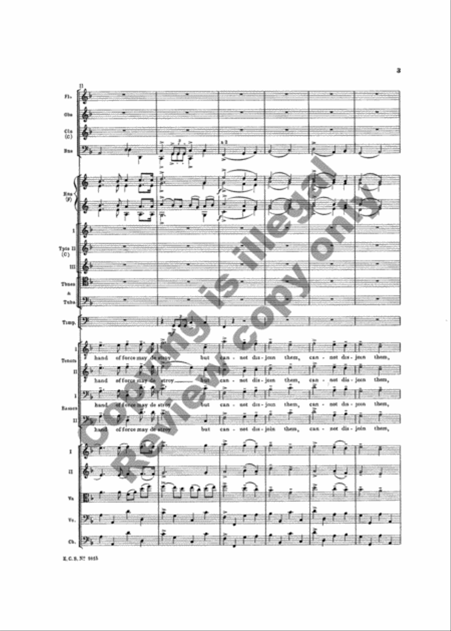 The Testament of Freedom (Additional Orchestra Score) Choir scores gallery preview page 7