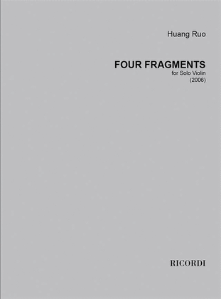 Book cover for Four Fragments