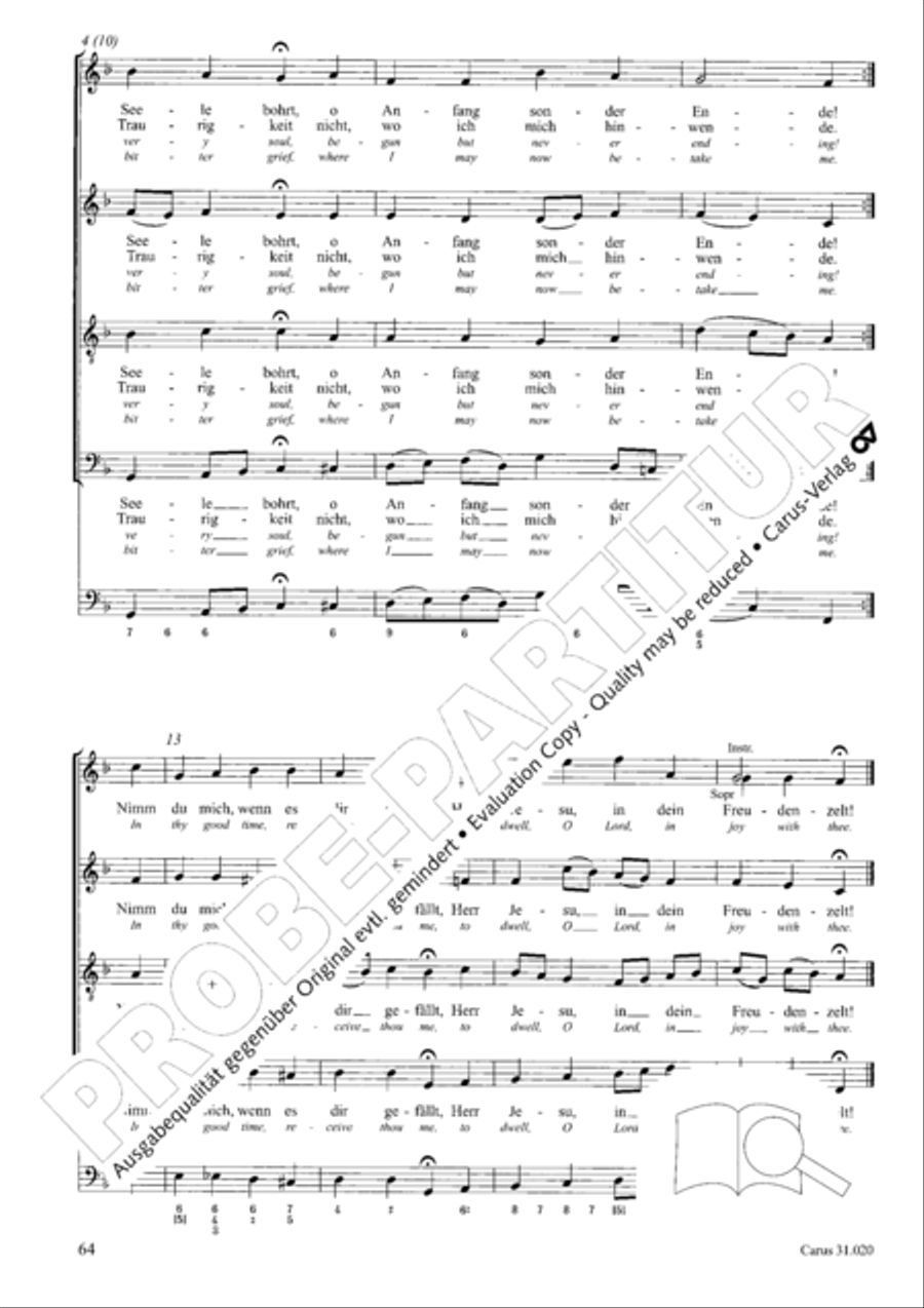 Eternity, thou thundrous word (O Ewigkeit, du Donnerwort) ATB scores gallery preview page 65