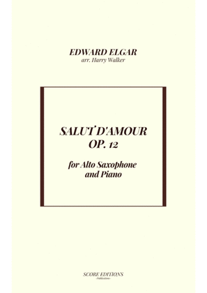 Book cover for Salut D' Amour (for Alto Saxophone and Piano)