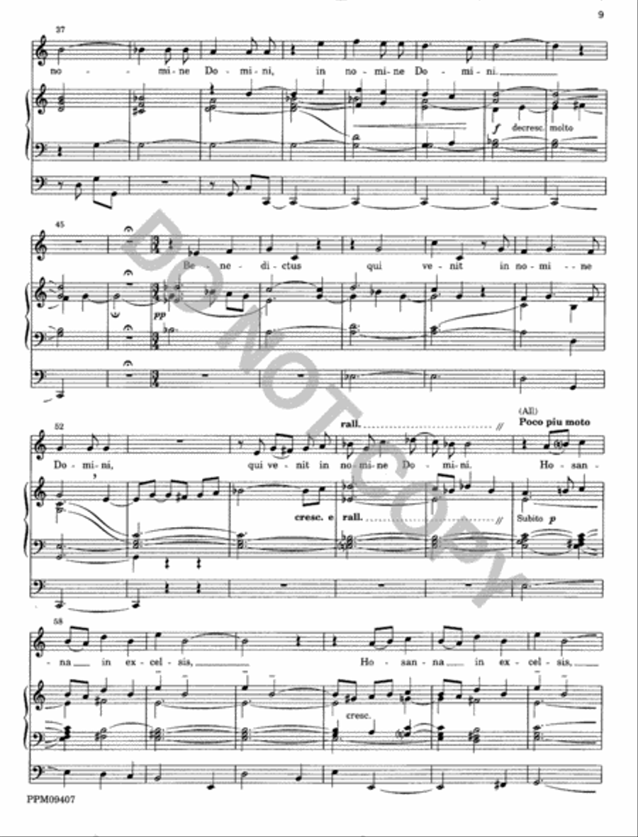 Missa Brevis Unison Choir scores gallery preview page 10