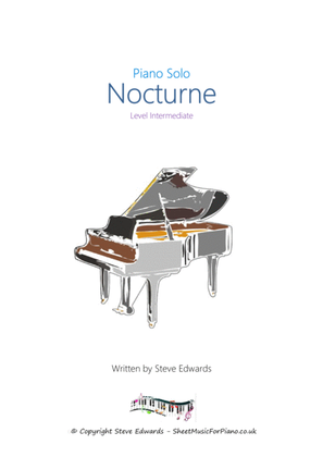 Book cover for Nocturne - Intermediate Piano Solo