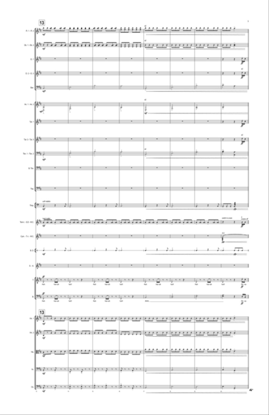 Dragonborn (skyrim Theme) Full Orchestra scores gallery preview page 3