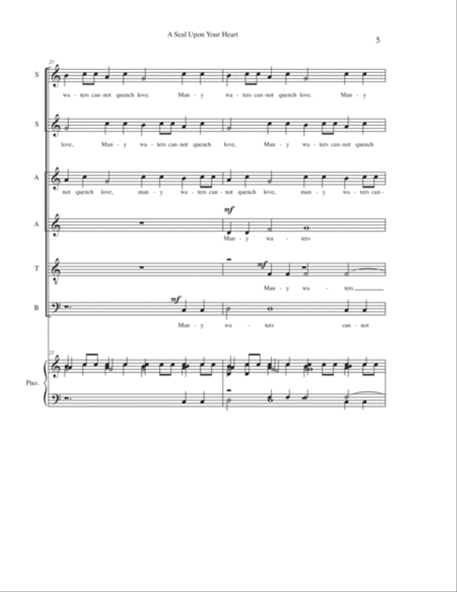 A Seal Upon Your Heart Small Ensemble scores gallery preview page 5