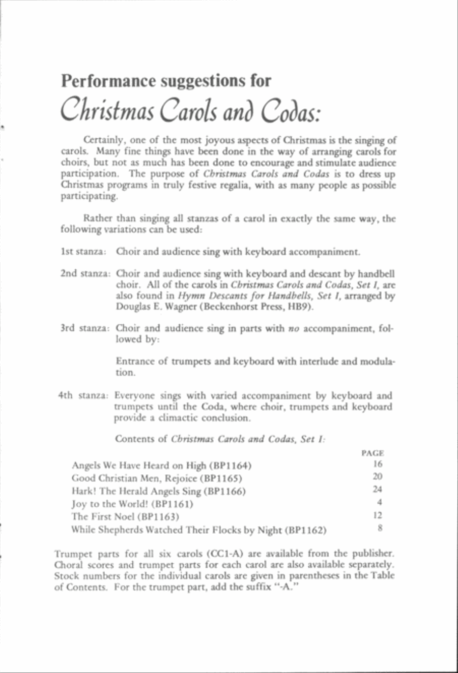 Small Choir Collection - Christmas Carols and Codas 4-Part scores gallery preview page 2
