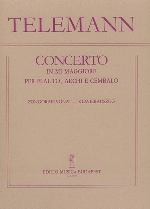 Konzert (E-Dur) für Flöte, Streicher und Cembalo