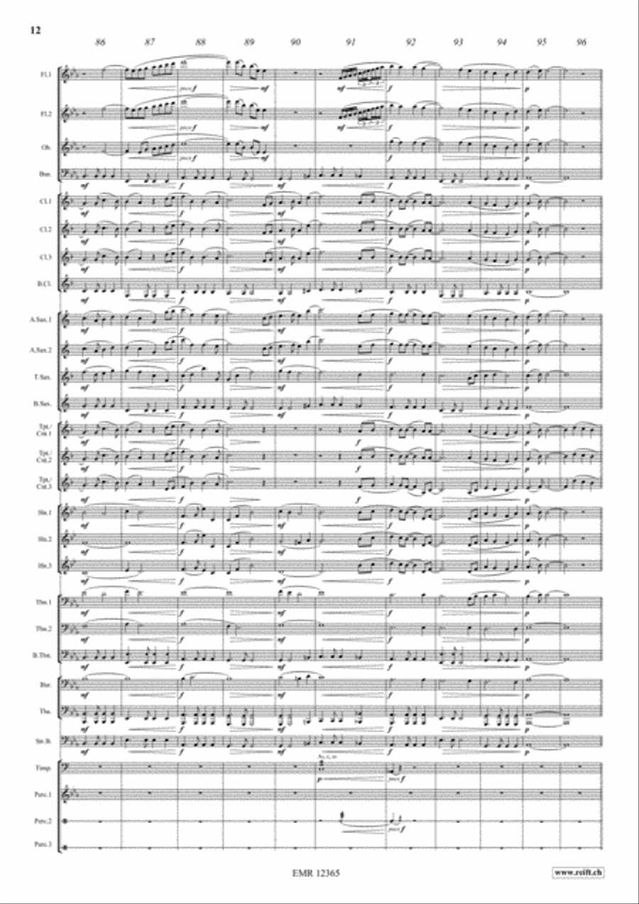 Tangled Concert Band scores gallery preview page 12
