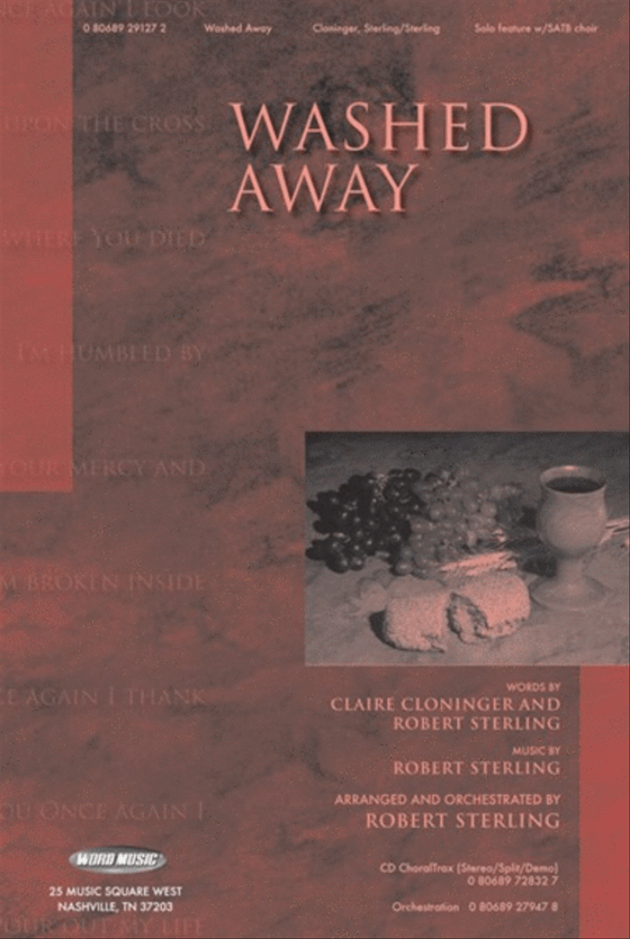 Washed Away - Rhythm/Strings only Choir scores gallery preview page 1