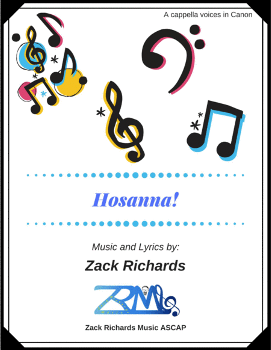 Hosanna! 4-Part scores gallery preview page 1
