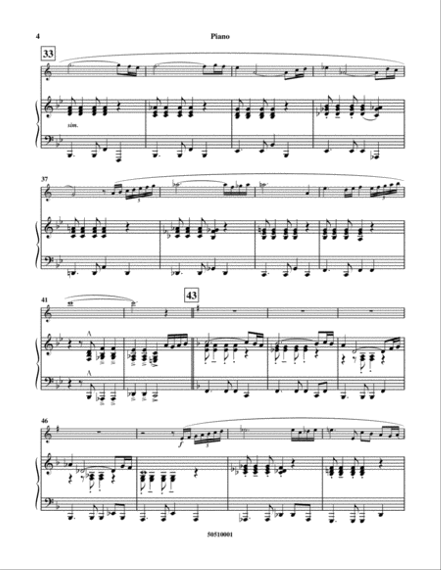 Valencian Odyssey Trumpet Solo scores gallery preview page 3