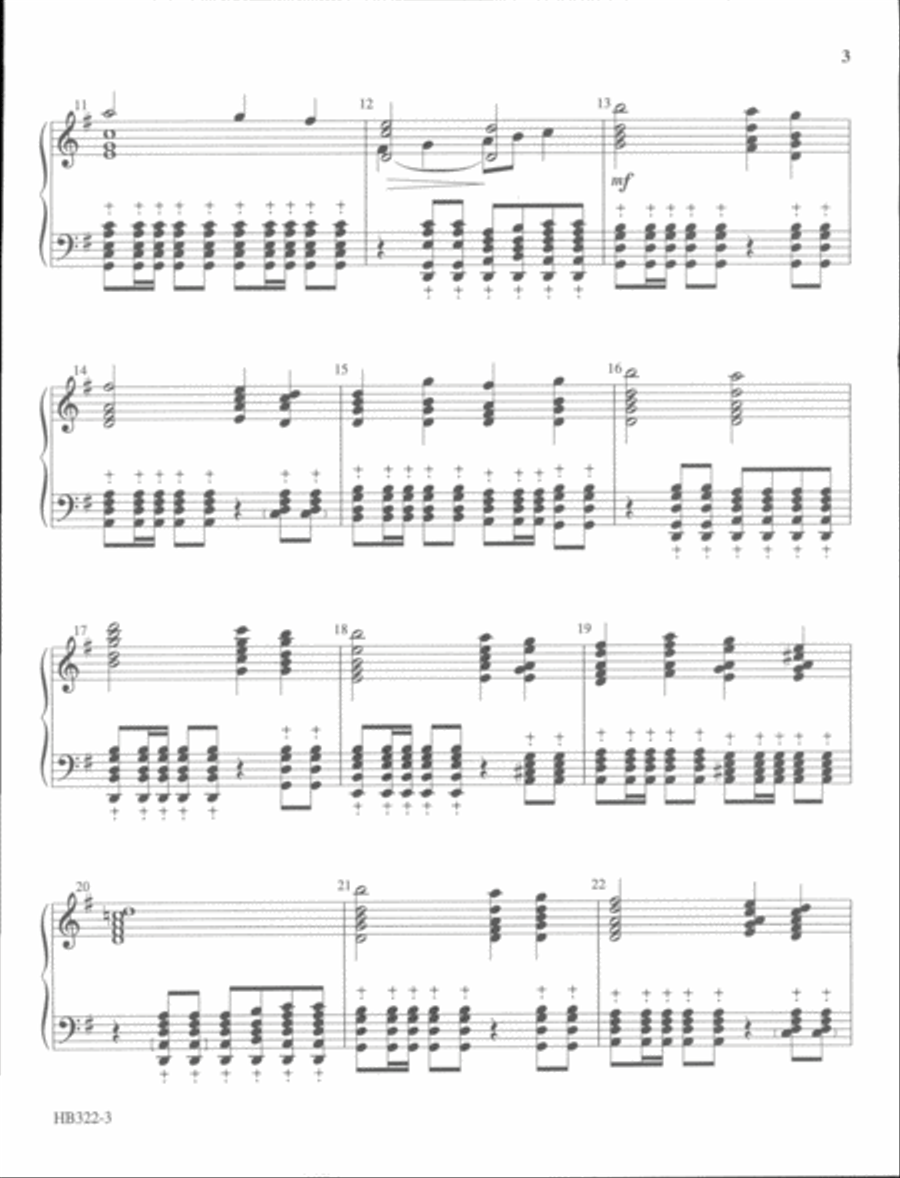 Brightest and Best of the Stars of the Morning 5-Octaves scores gallery preview page 3