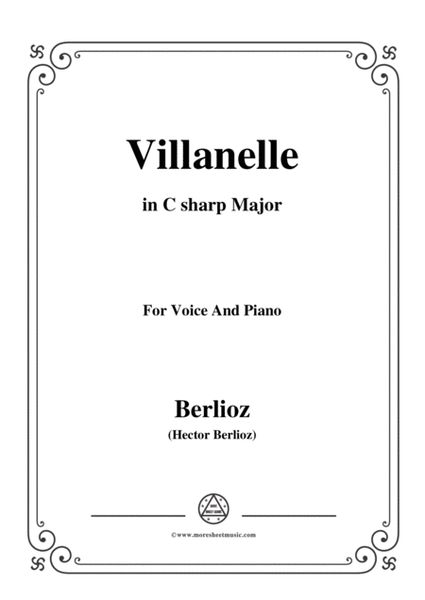 Berlioz-Villanelle in C sharp Major，for voice and piano image number null