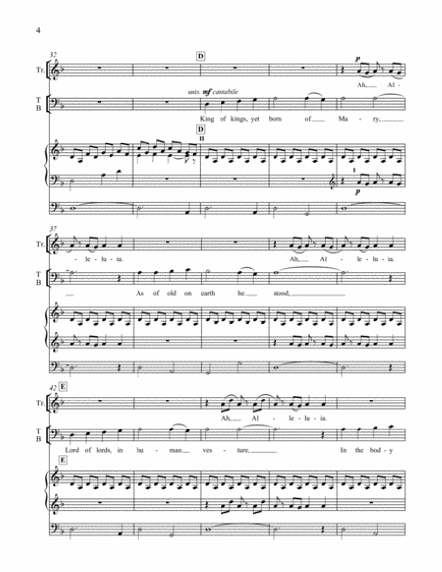 Light of Light 4-Part scores gallery preview page 14