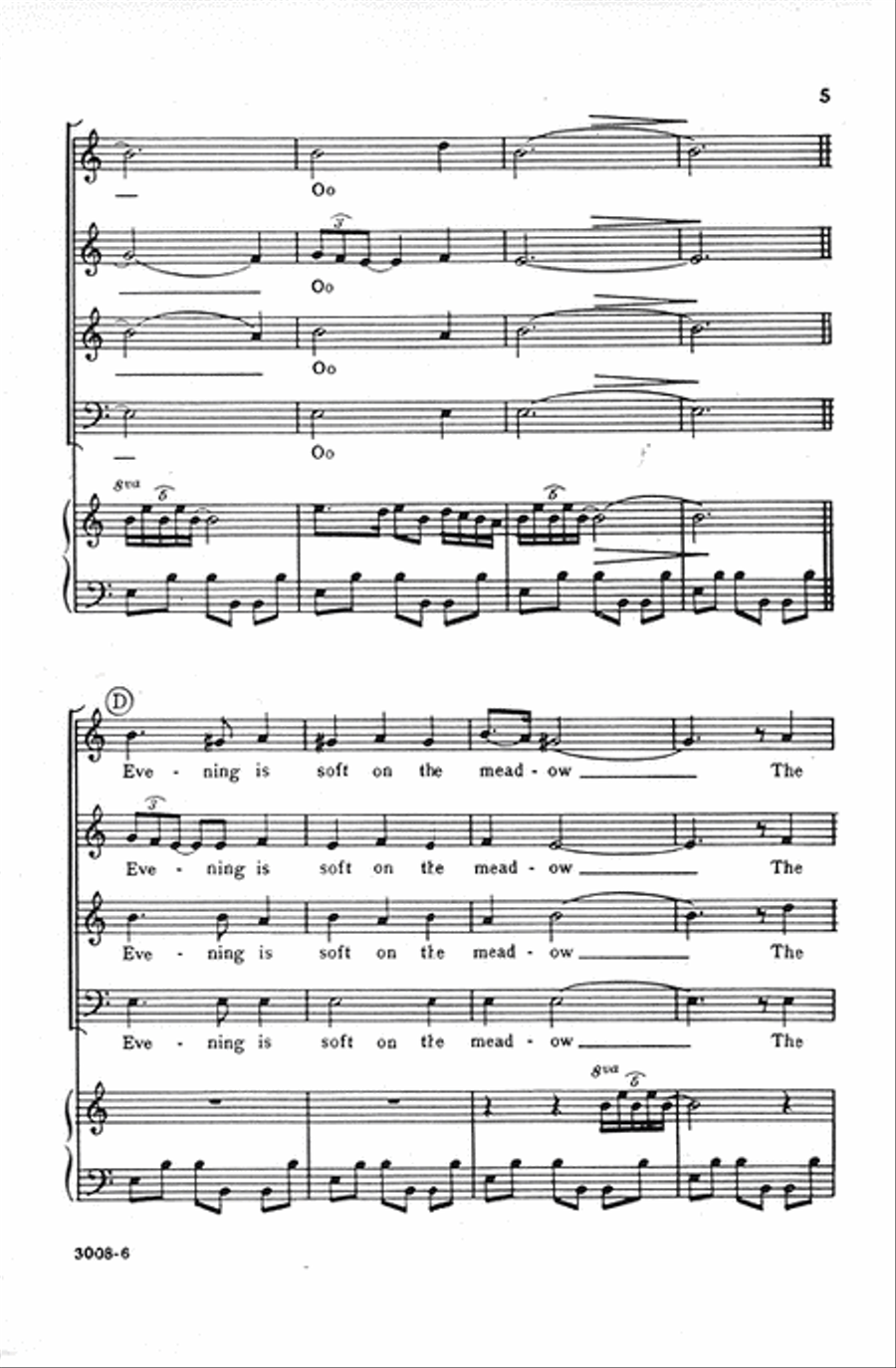 Lullaby of the Shepherd 4-Part scores gallery preview page 5