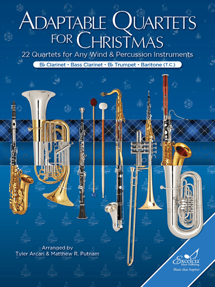 Adaptable Quartets for Christmas B-Flat Clarinet scores gallery preview page 1