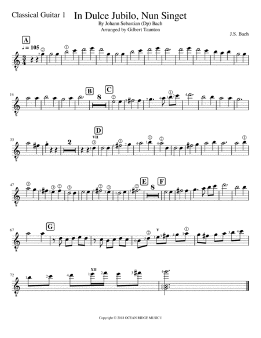 In Dulce Jubilo, Nun Singet Small Ensemble scores gallery preview page 4