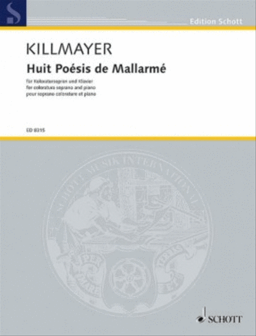 Poesis De Mallarme 8 Soprano/pf Coloratura Soprano scores gallery preview page 1
