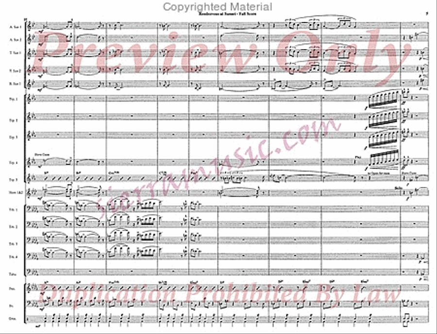 Rendezvous At Sunset Jazz Ensemble scores gallery preview page 6
