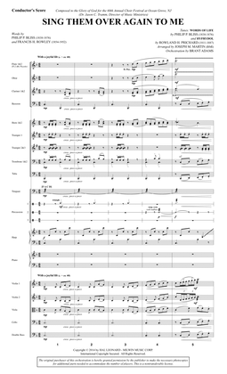 Sing Them Over Again to Me - Full Score