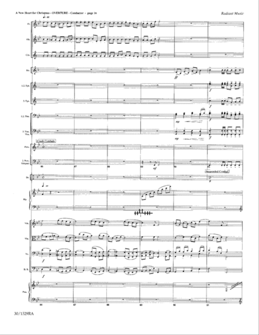 A New Heart for Christmas - Orchestration Choir scores gallery preview page 17
