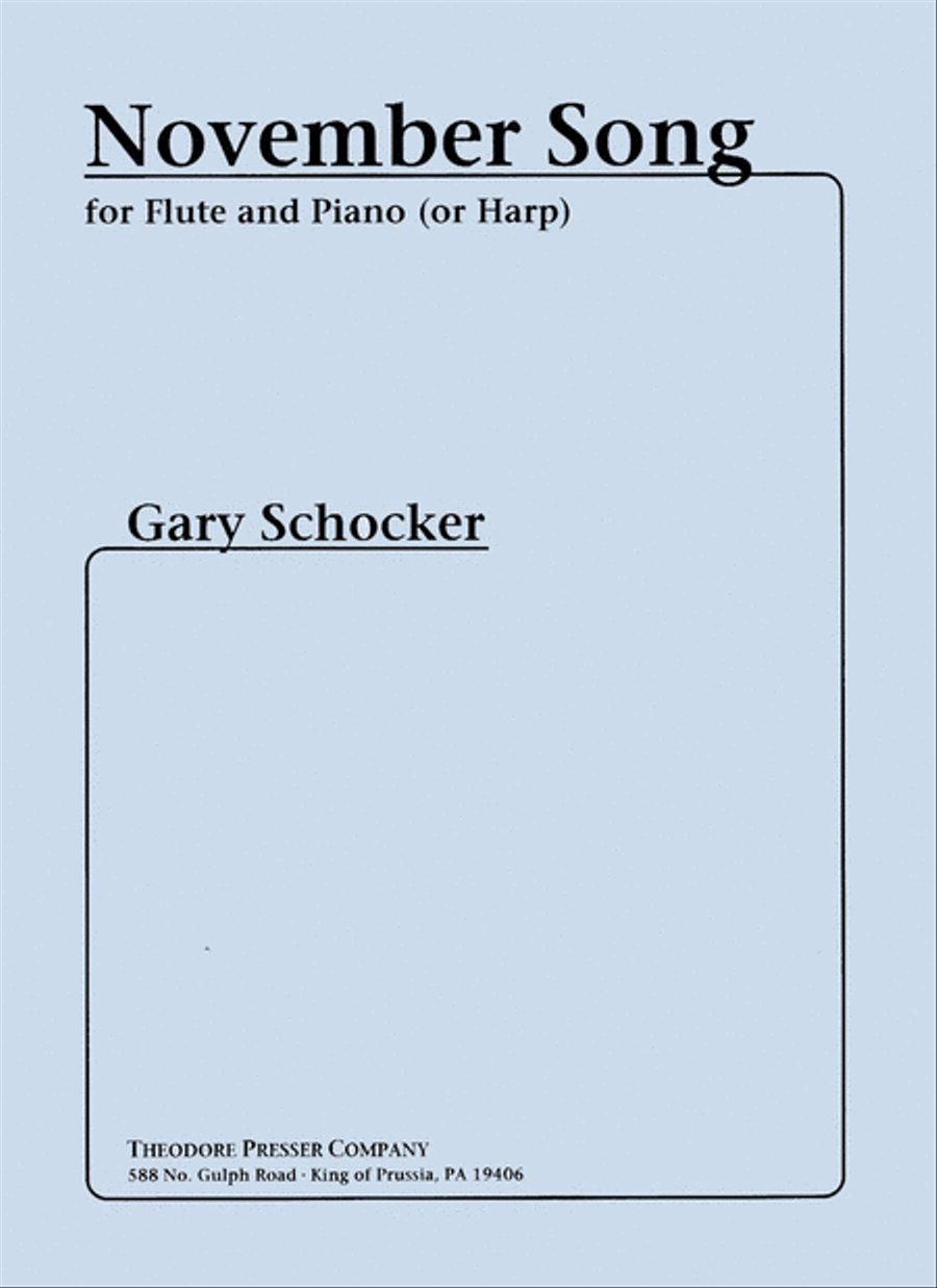 November Song Chamber Music scores gallery preview page 1