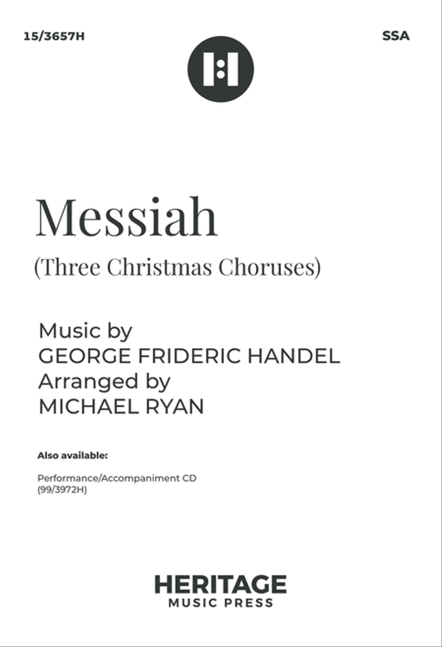 Messiah SSA scores gallery preview page 1