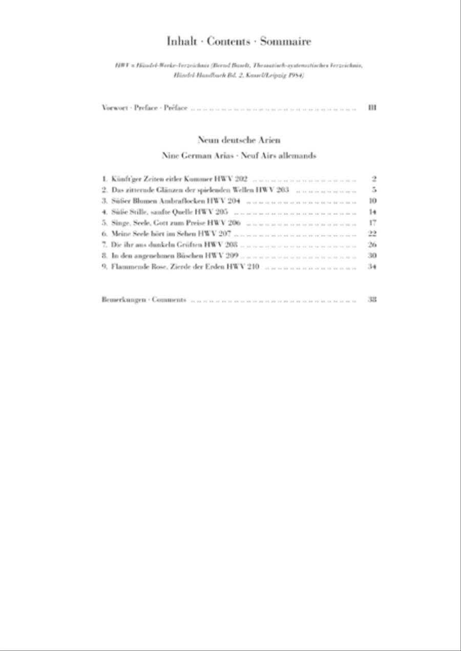9 German Arias for Soprano, Solo Instrument and Basso Continuo Soprano Voice scores gallery preview page 2