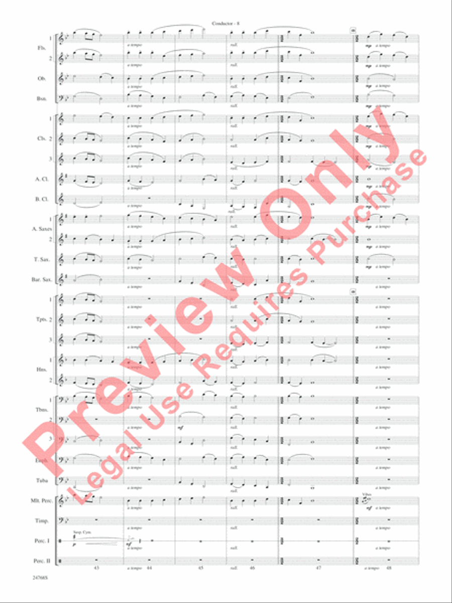 Appalachian Carol Concert Band scores gallery preview page 11