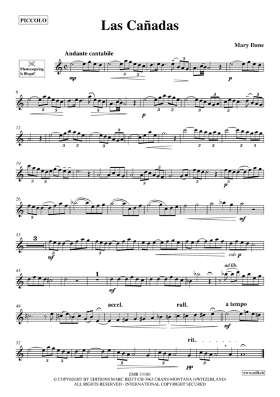 Las Canadas Piccolo scores gallery preview page 2