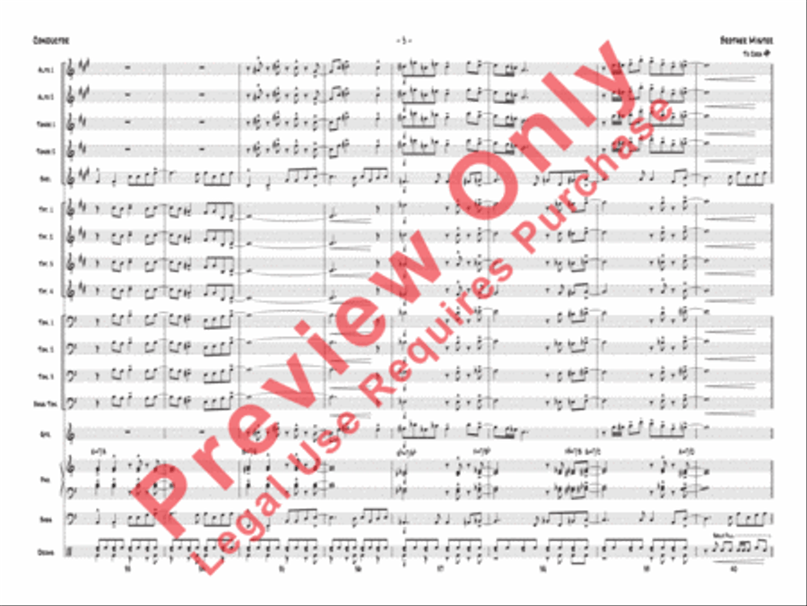 Brother Mister Jazz Ensemble scores gallery preview page 28