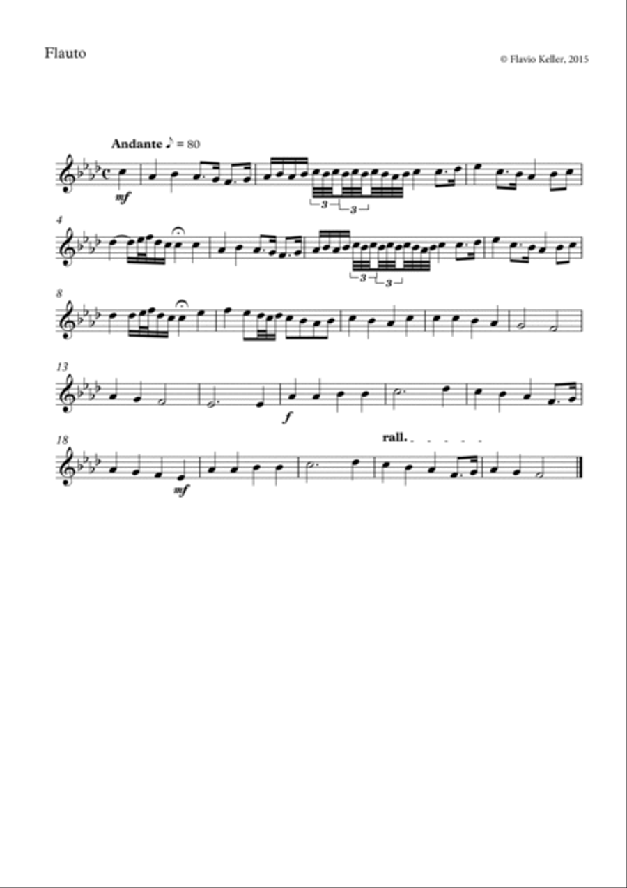 Organ chorale prelude 