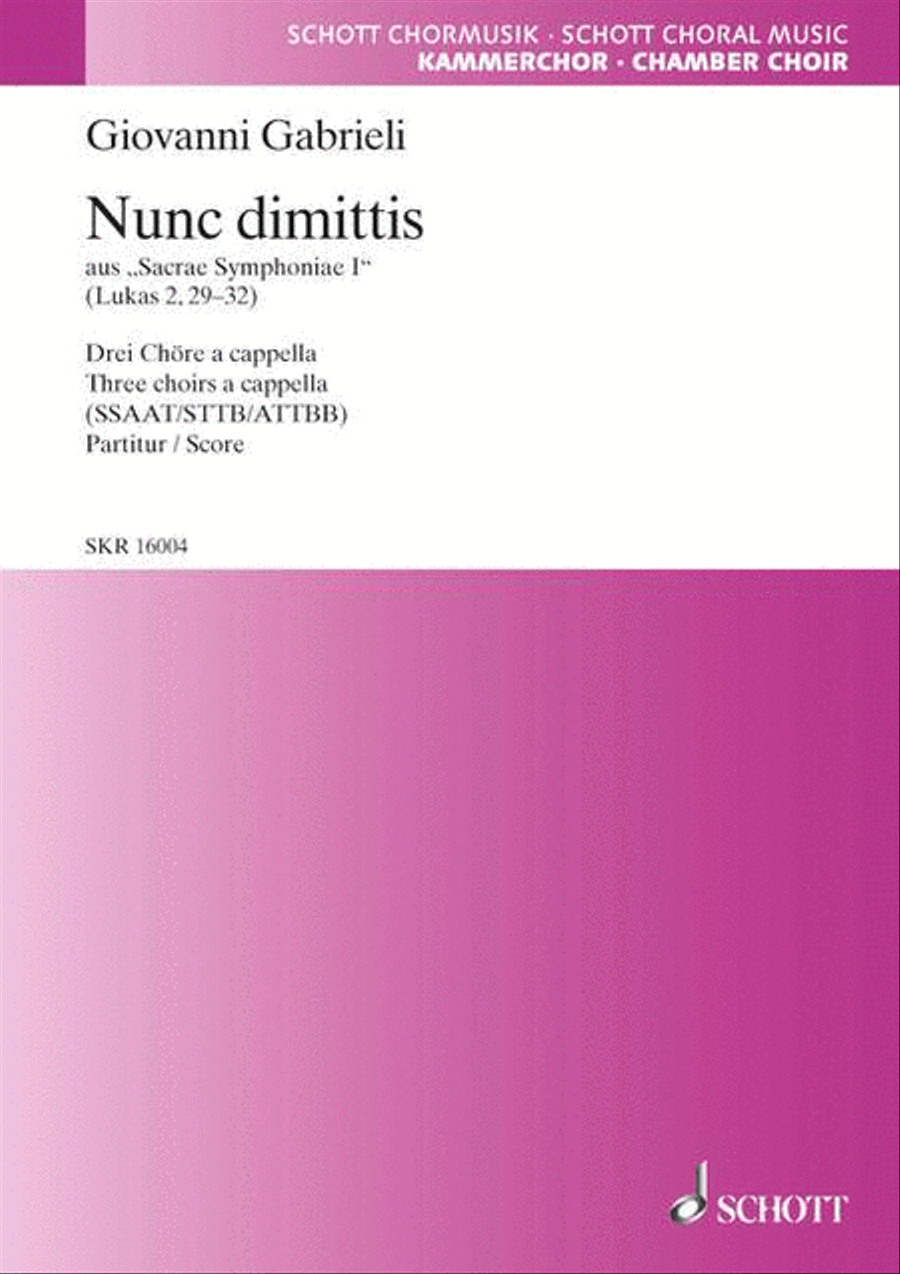 Book cover for Sacrae Symphoniae I