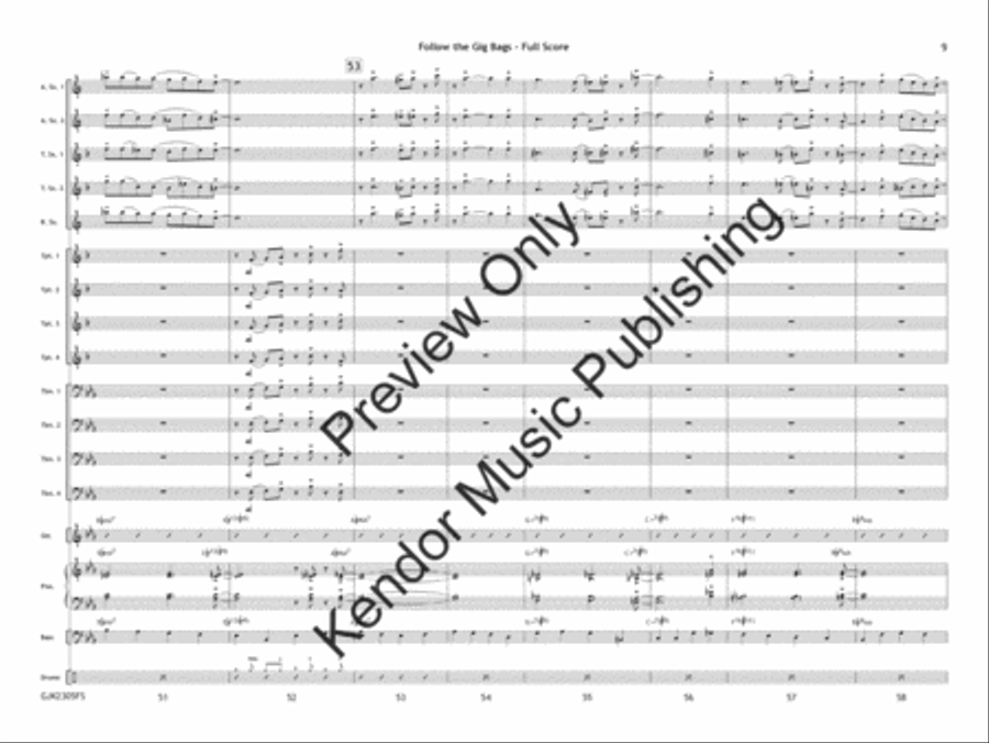 Bossa Doce Bossa Doce Jazz Ensemble scores gallery preview page 10