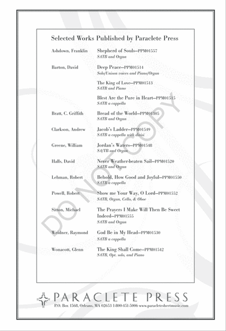 He's Got the Whole World in His Hands 4-Part scores gallery preview page 21