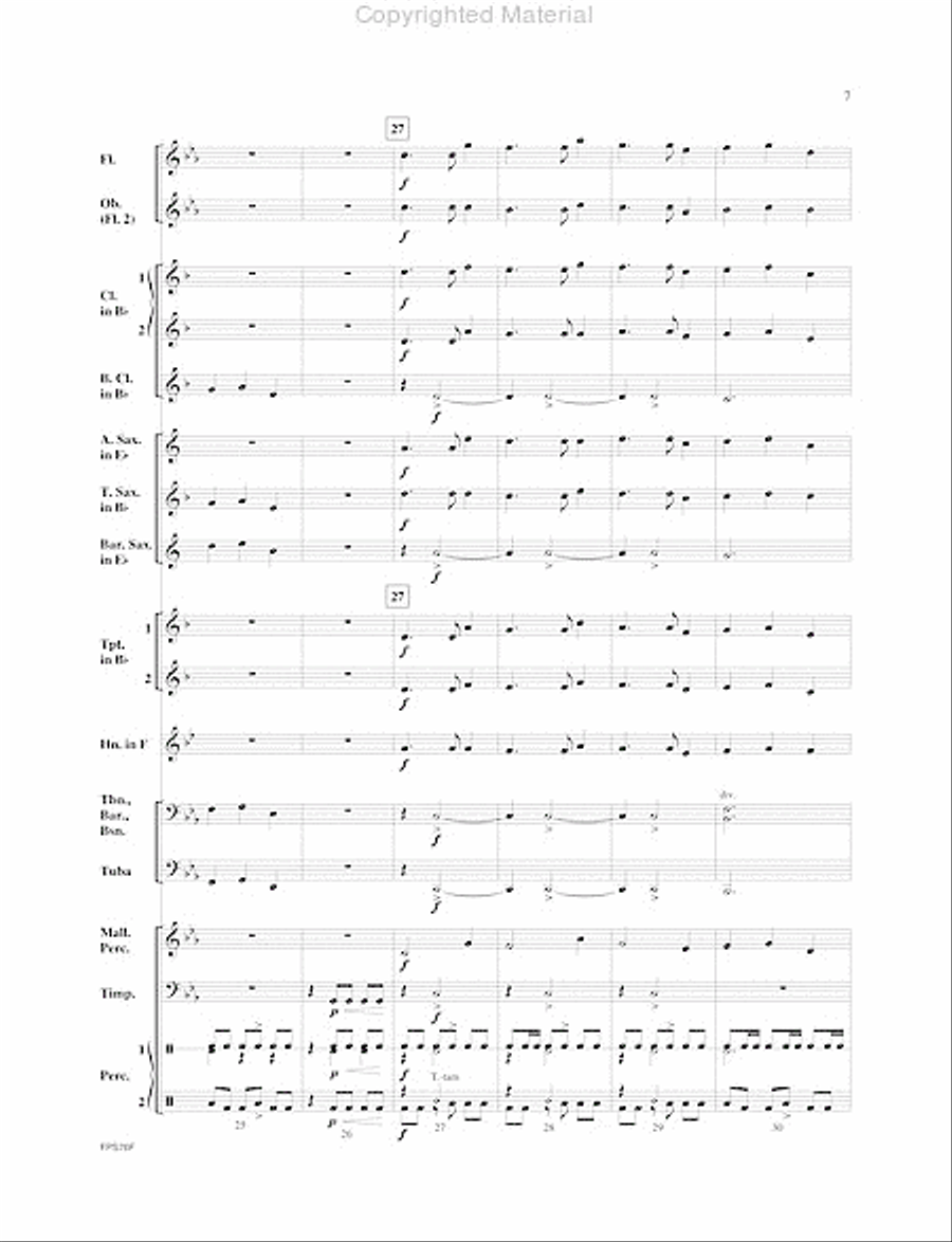 Huron Trail Huron Trail Concert Band scores gallery preview page 8