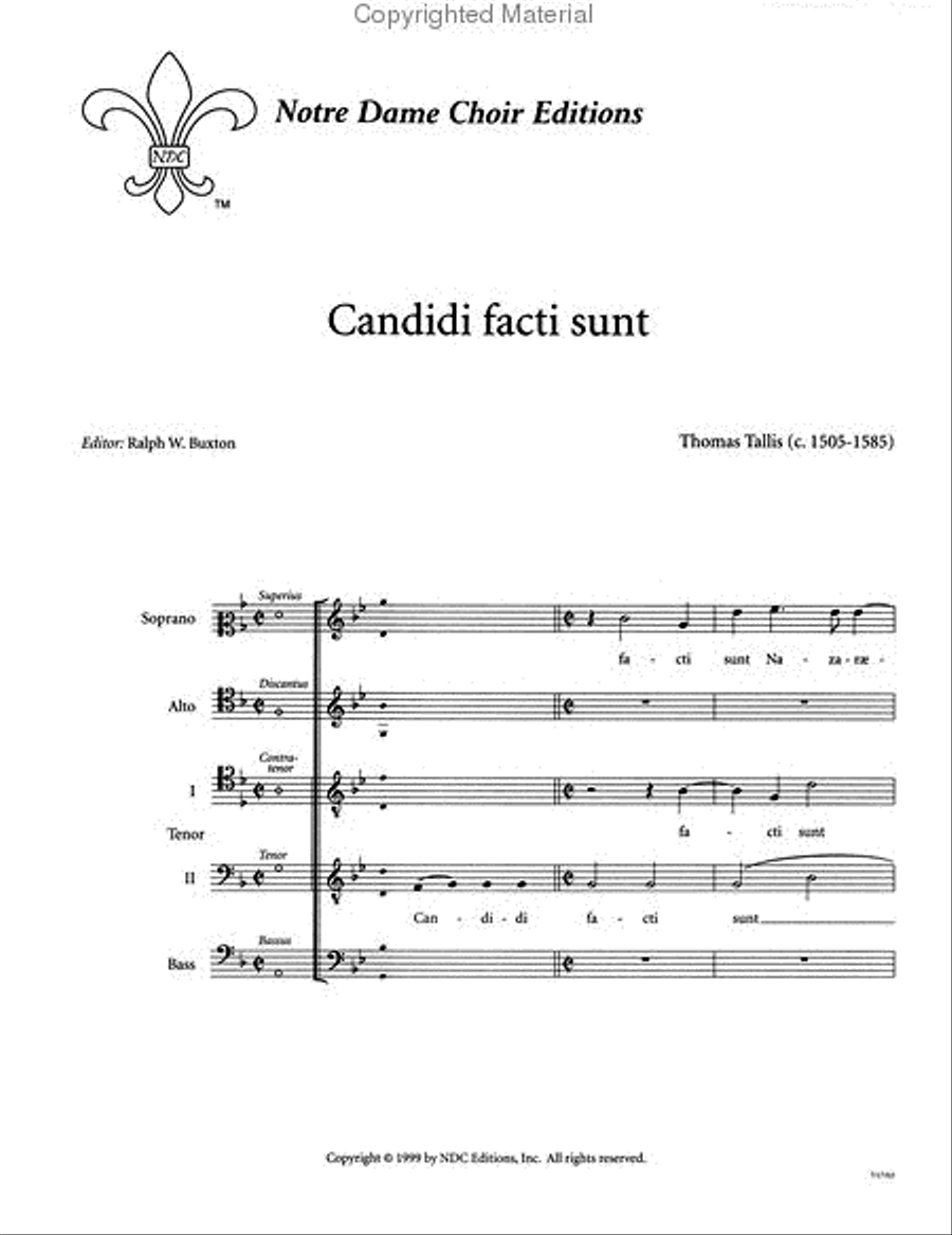 Candidi facti sunt Candidi facti sunt SATTB scores gallery preview page 2
