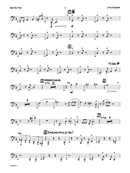 Little Big Gumbo: Bass Trombone/Tuba Alternate