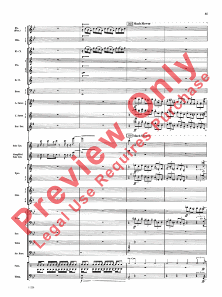 American Jazz Suite American Jazz Suite Concert Band scores gallery preview page 56