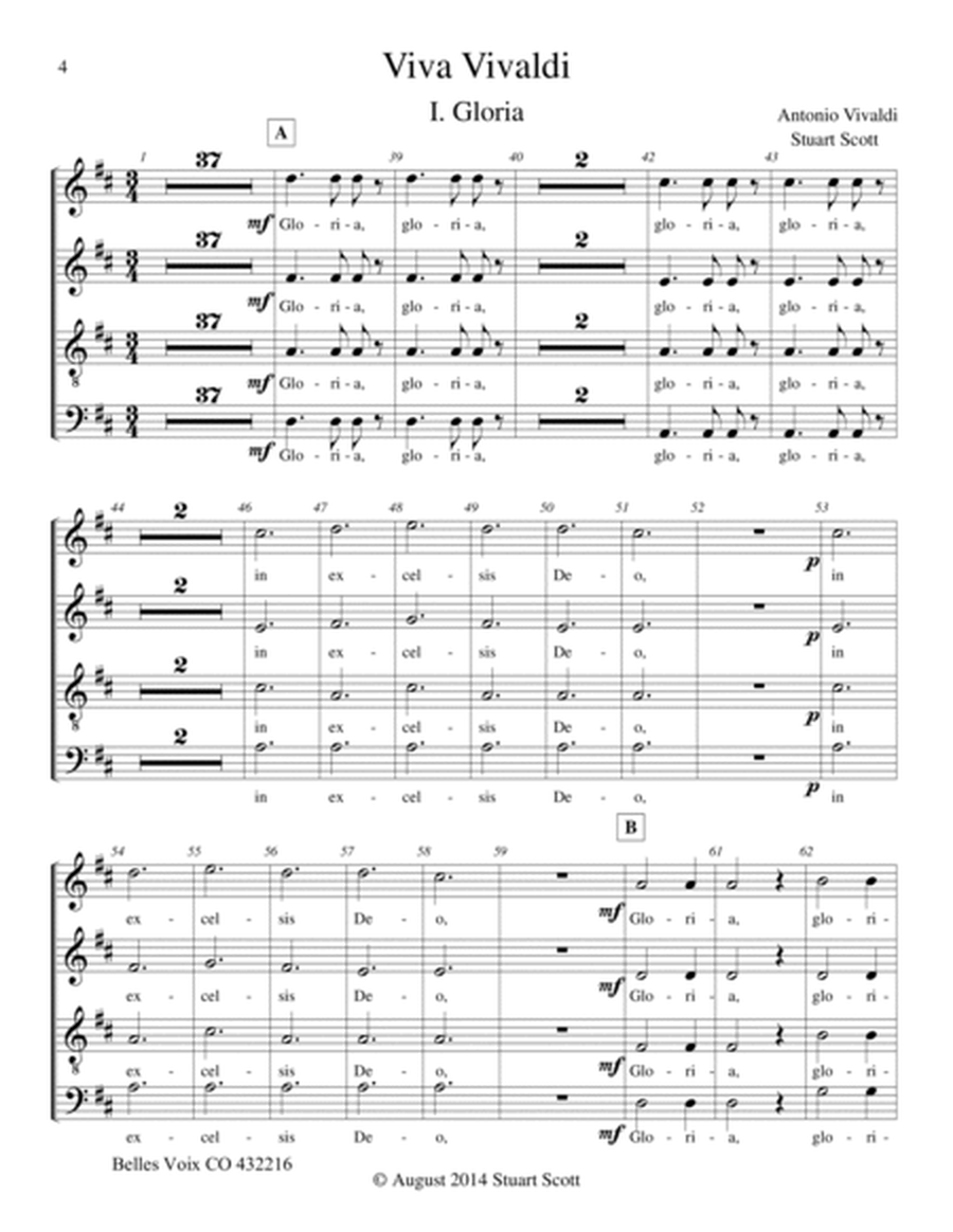 Viva Vivaldi Choral (See S0.1178429 for full string accompaniment track)