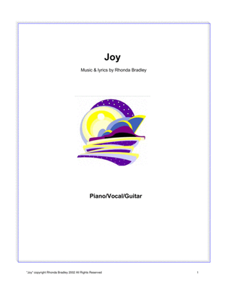 Joy [Intermediate Piano/Vocal or Piano Solo]