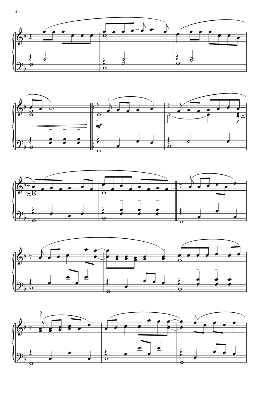 Fearless Piano Solo scores gallery preview page 2