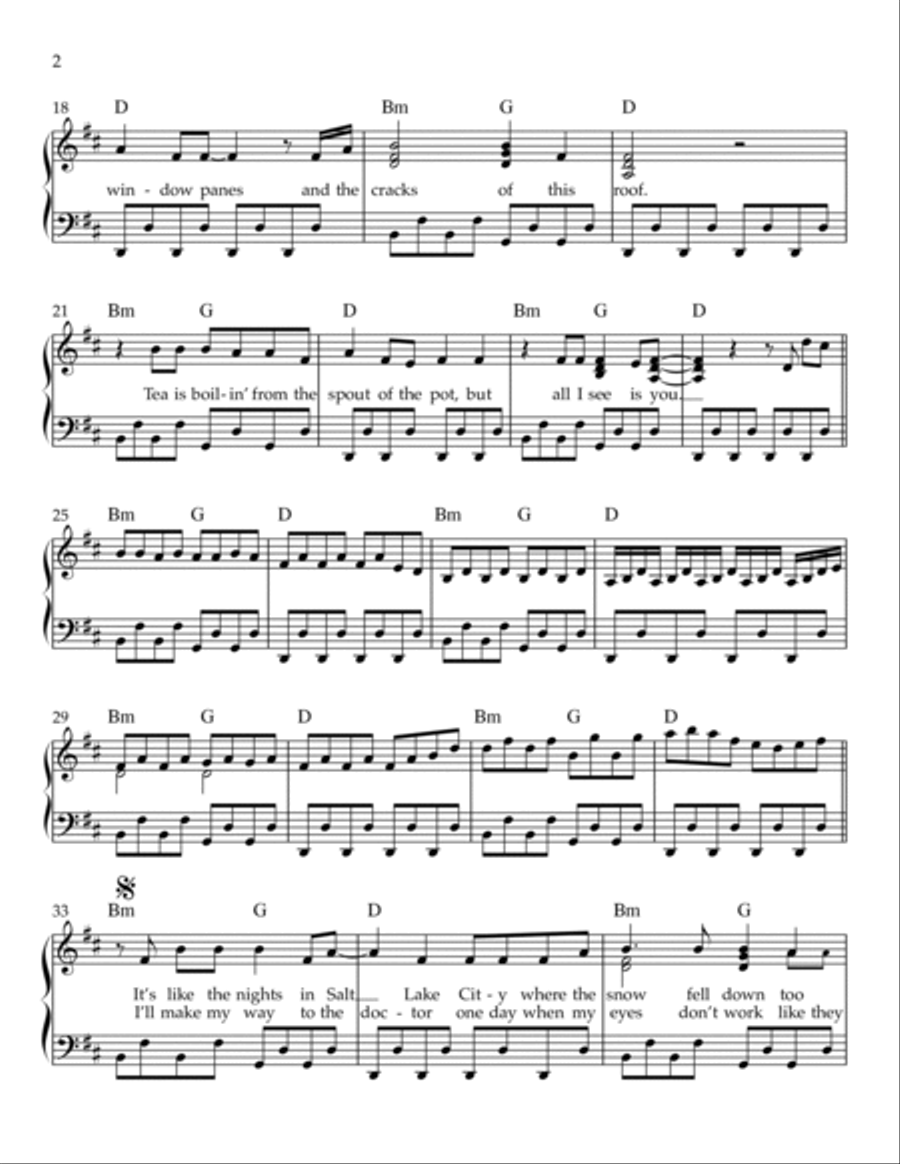 All I See Is You Easy Piano scores gallery preview page 2