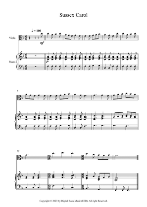 Sussex Carol (Viola + Piano)