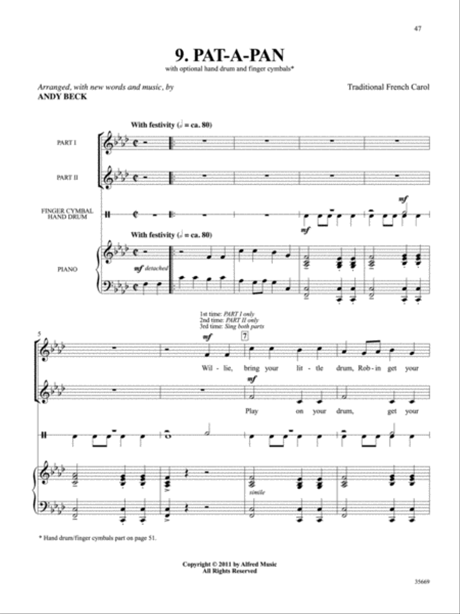 Holiday Partners! 2-Part scores gallery preview page 4
