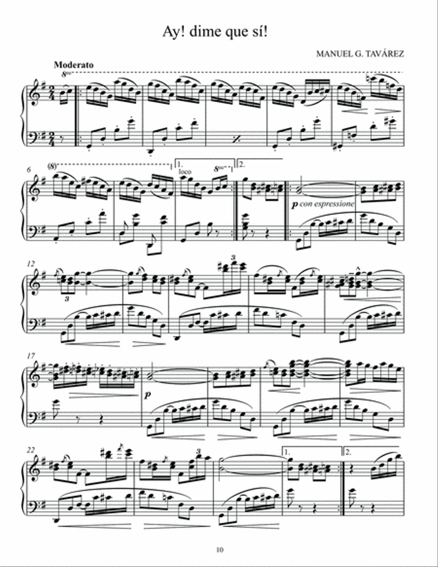 Danzas para piano, vol. 1 Piano Solo scores gallery preview page 2