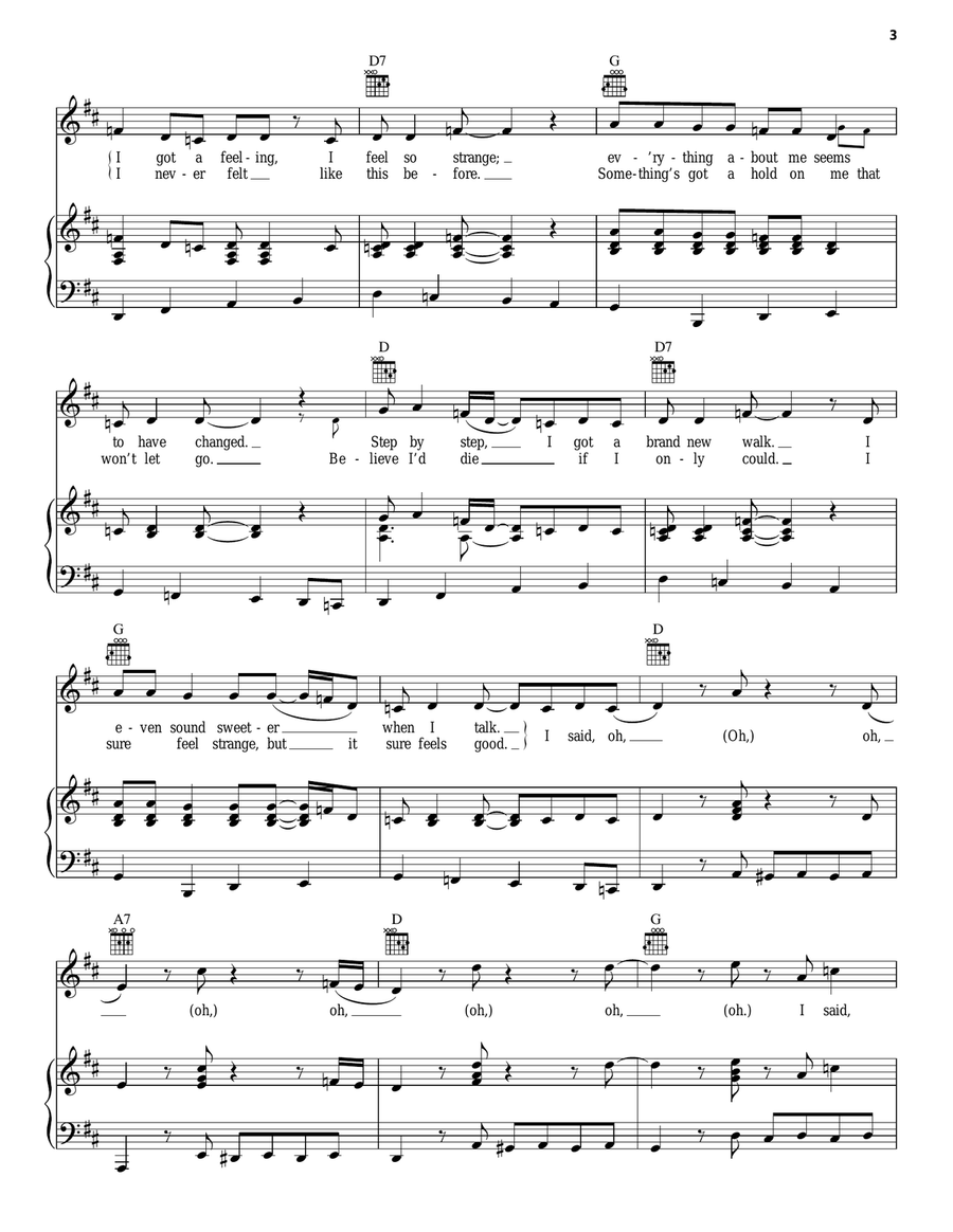 Something's Got A Hold On Me Piano, Vocal, Guitar scores gallery preview page 3