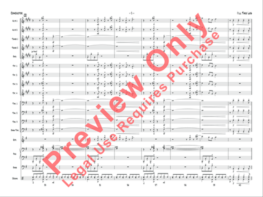 I'll Take Les Jazz Ensemble scores gallery preview page 6